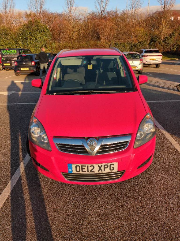 Vauxhall, ZAFIRA, MPV, 2012, Manual, 1598 (cc), 5 doors