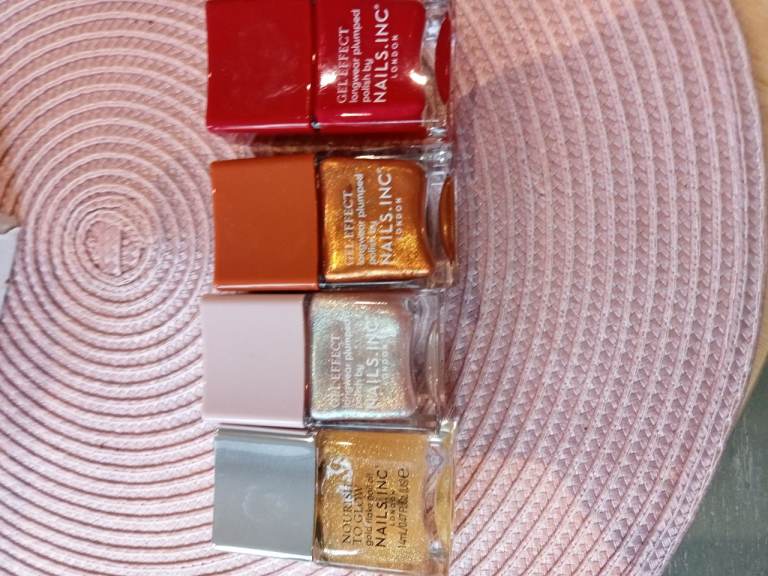 NAILS.INC Gel Effect Longwear Plumped Nail Polish Set – New