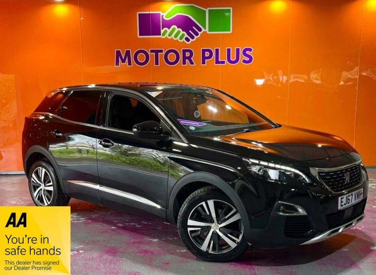 2017 67 PEUGEOT 3008 1.2 PURETECH GT LINE SUV 5DR PETROL EAT EURO 6 (S/S) (130 P