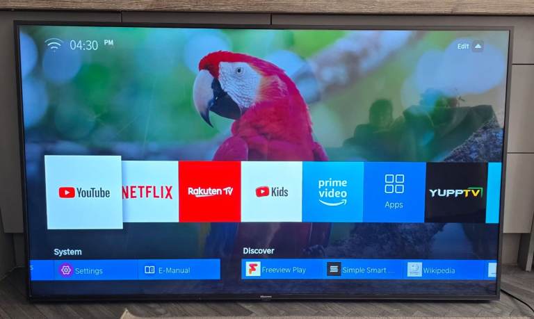Smart TV 65 inch Hisense fully working order NO STAND 