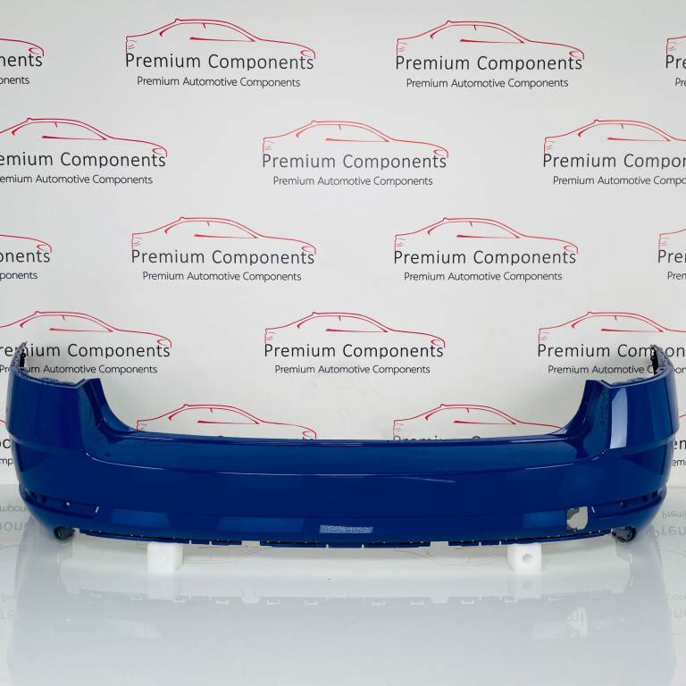 Skoda Octavia Rear Bumper Genuine Mk3 Estate In Blue 2017 - 2020 [aj46]