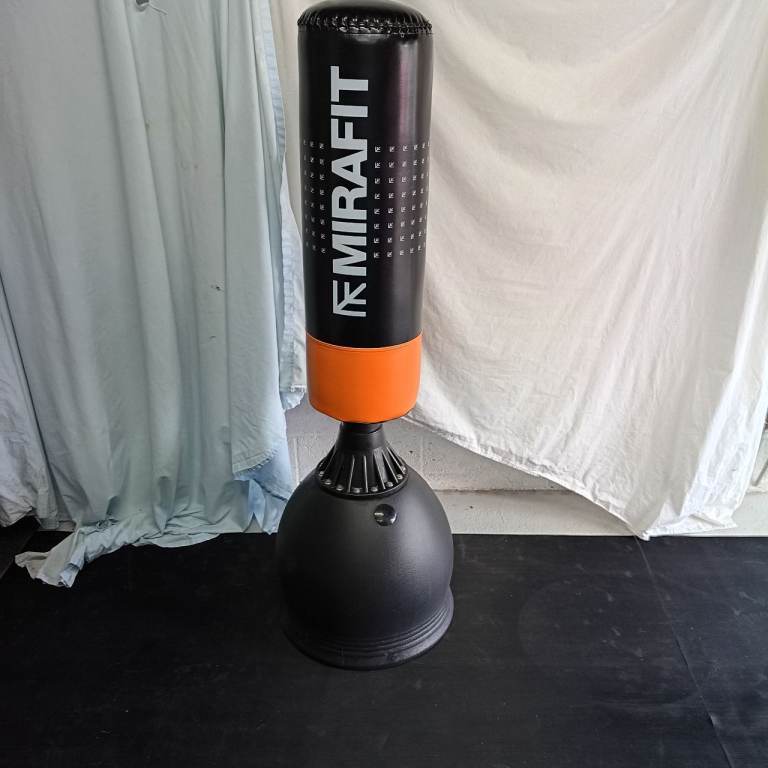 Mirafit Free-standing Punch Bag and Boxing Gloves