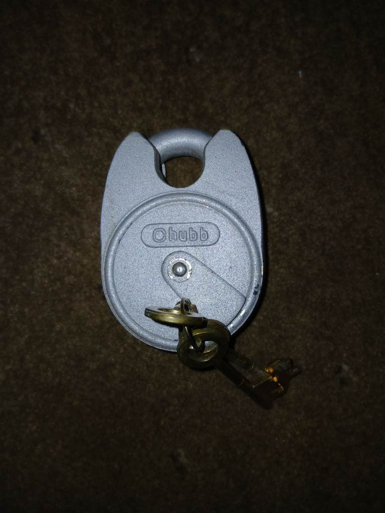 CHUBB BATTLESHIP PADLOCK 