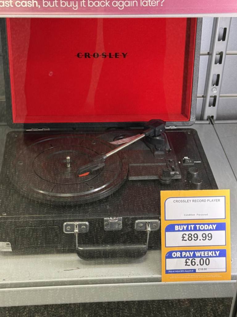 Crossley record player