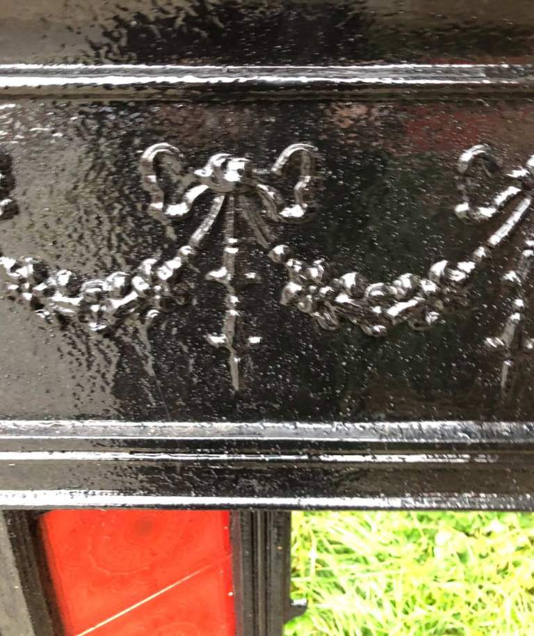 Cast Iron Fireplace Surround with Red Tiles – Good Condition, £50.00 ...
