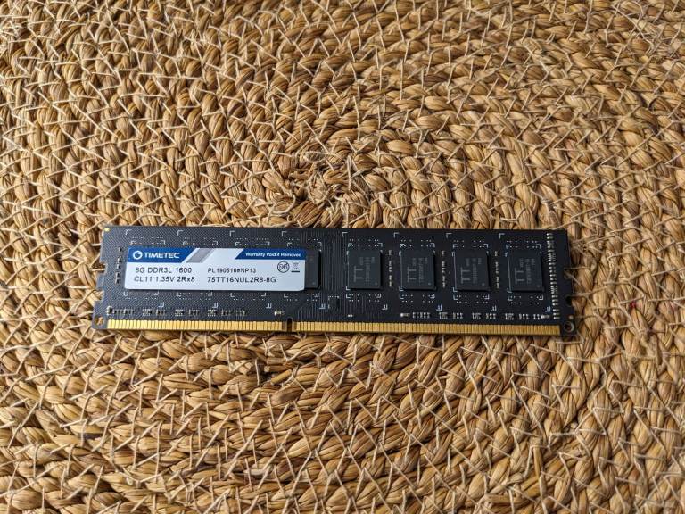 image for Timetec 8GB DDR3L 1600 Mhz CL11 Desktop Memory