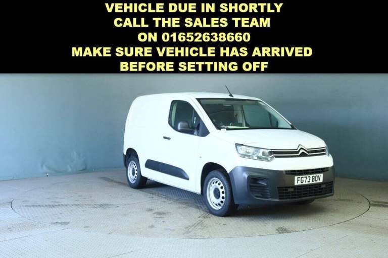 2023 Citroen Berlingo 1.5 BlueHDi 1000Kg Enterprise Ed 100ps 6 Speed S/S PANEL VAN DIESEL Manual