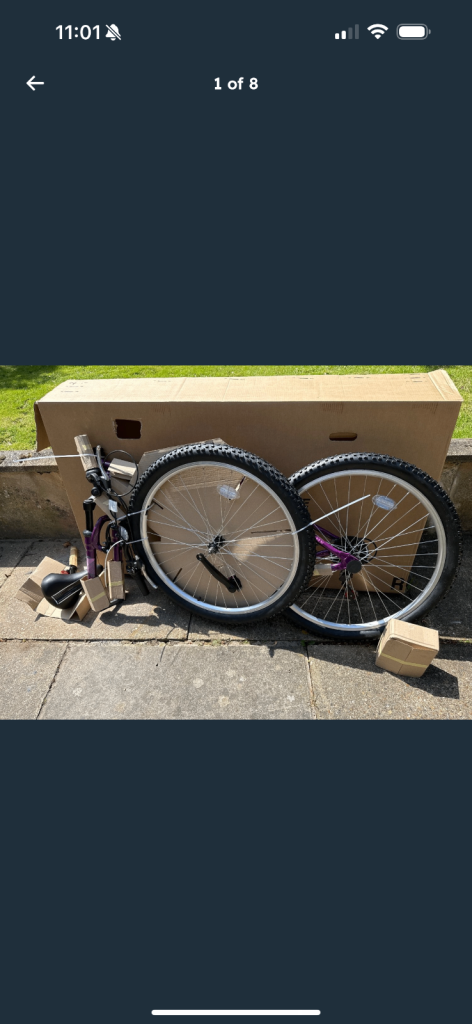 New Halfords bicycle £195 reduced to £65