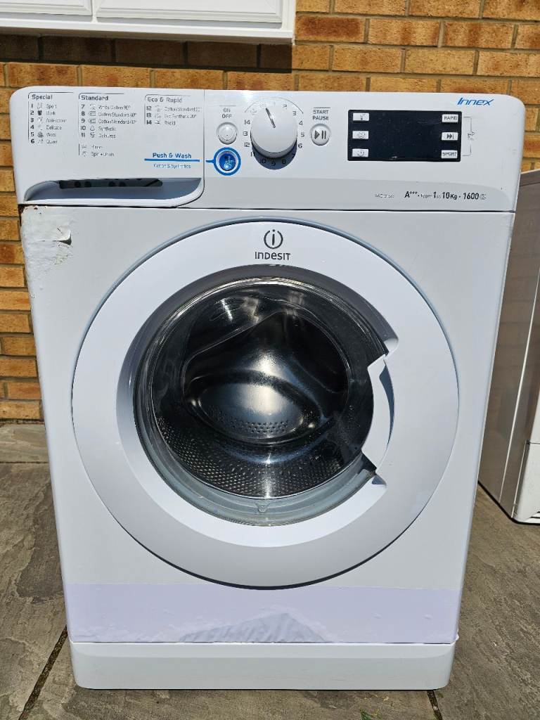 Indesit 10kg washing machine delivered and install available today 