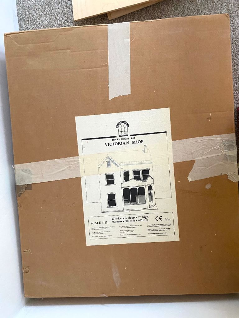 Victorian Shop Dolls House Kit – Unassembled, New