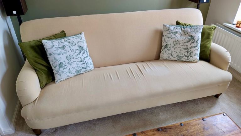 Hand made in UK custom 3 seater sofa 