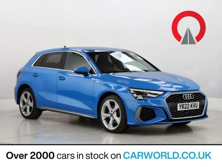 2022 Audi A3 1.4 TFSIe 40 S line Sportback 5dr Petrol Plug-in Hybrid S Tronic Euro 6 (s/ Hatchbac...