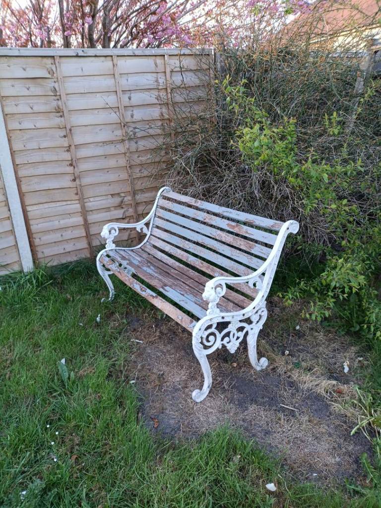 Garden ornamental bench 