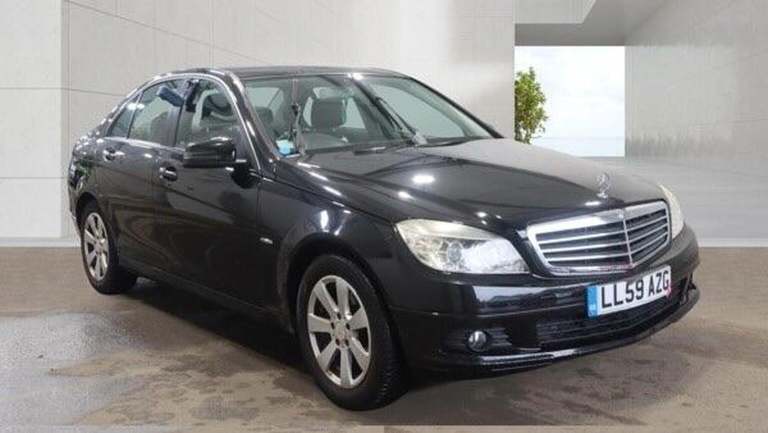 MERCEDES-BENZ C CLASS 1.6 C180K BlueEfficiency SE Euro 4 4dr (black) 2009