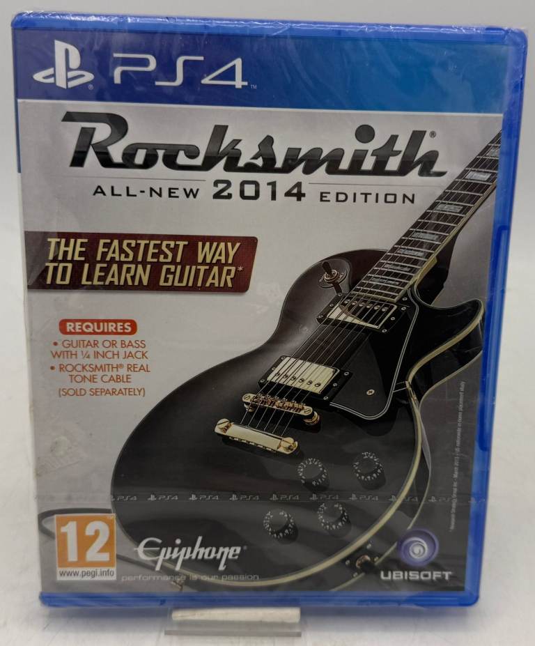 Rocksmith 2014 Edition PS4 Game Only -  UK PAL - NEW SEALED