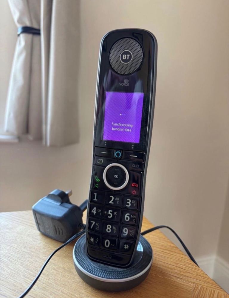 BT Advanced Digital Home Phone With Alexa Built-in - Black Handset Wireless
