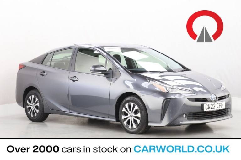 2022 Toyota Prius 1.8 VVT-h GPF Active Hatchback 5dr Petrol Hybrid CVT Euro 6 (s/s) (122 ps) Hatc...