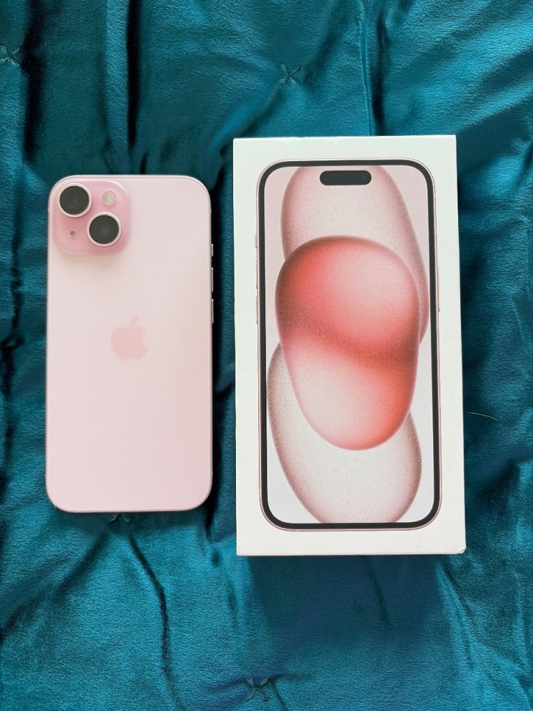 Apple iPhone 15 128GB Pink – As Good As New, Boxed