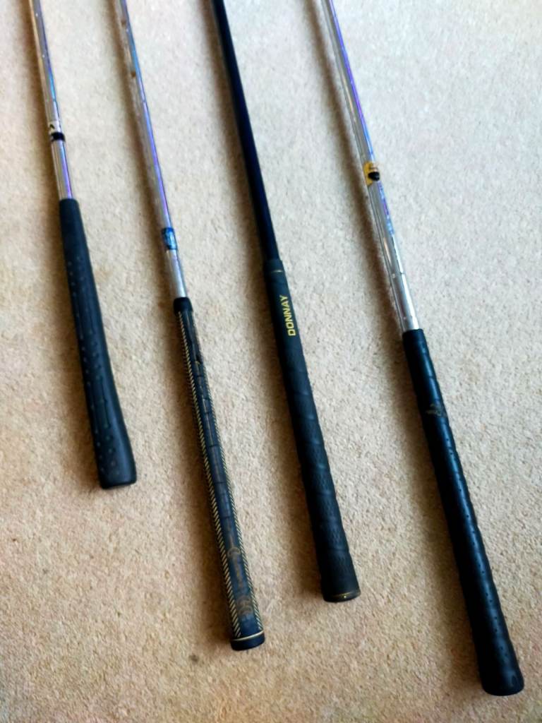 Four Mens mixed sizes starter clubs