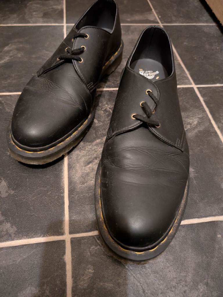 Dr Martens Vegan Shoes RRP £119 - Black - Size 12 - Collection in Norwich 