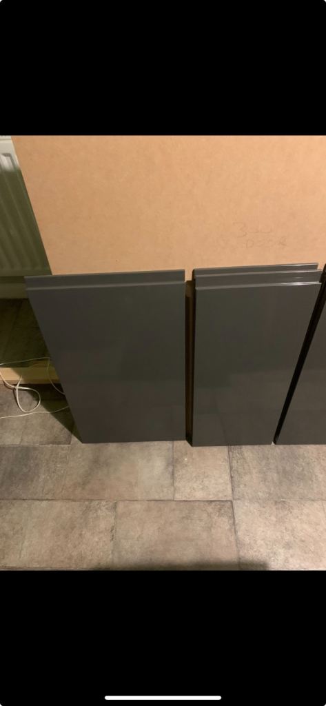 Dark Grey Kitchen Cabinet Doors