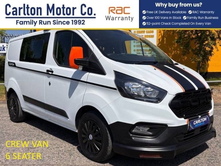2018 Ford Transit Custom 2.0 TDCi 105ps Low Roof D/Cab Van PANEL VAN DIESEL Manual