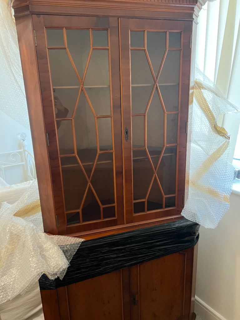 FREE - Vintage solid wood handmade corner cupboard