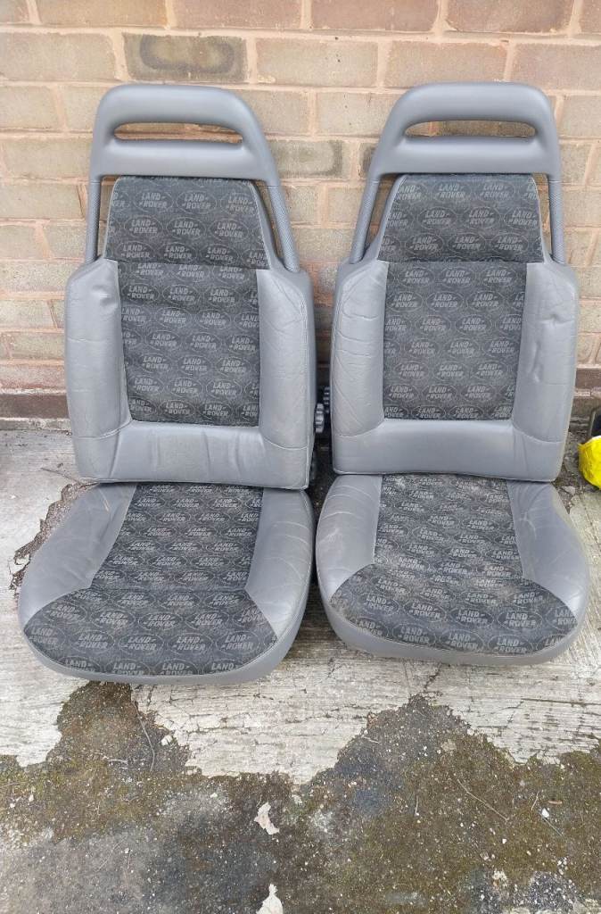Landrover disvovery 1 3 door split leather front & back seats & door cards
