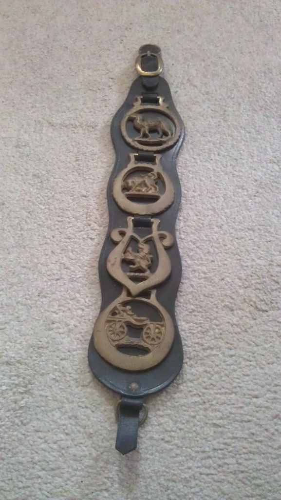 Brass Horse Saddle Buckle Ornament