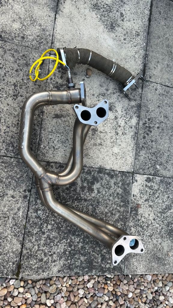 Perrin Subaru EJ25 1.625” Big Tube Exhaust Manifold + 2” Up Pipe WRX STI