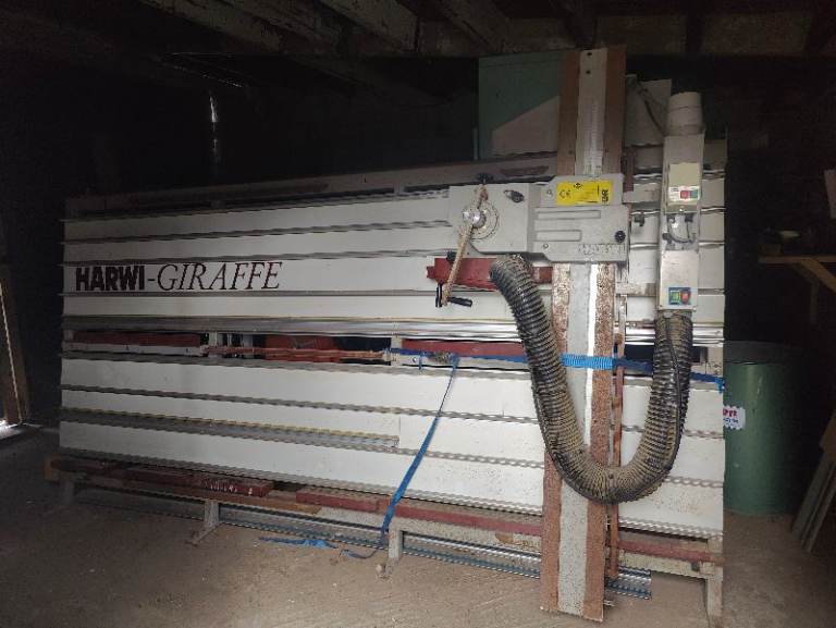 HARWI-GIRAFFE Vertical Panel Saw / Wall Saw – Industrial Woodworking Machine