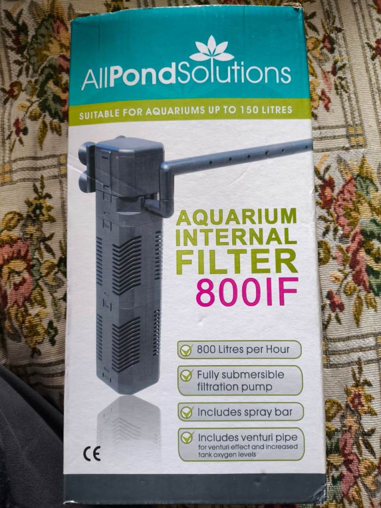 Aquarium internal filter for fish tank