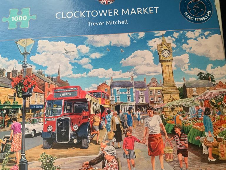 1000 piece jigsaw puzzle Clocktower Market