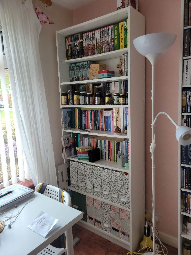 IKEA BILLY Bookcase – White – Tall Storage Shelf – £20