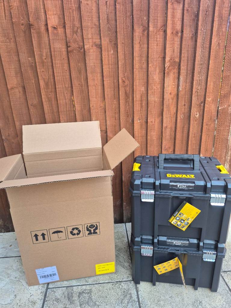 2 Dewalt TSTAK Deep Tool Boxes 