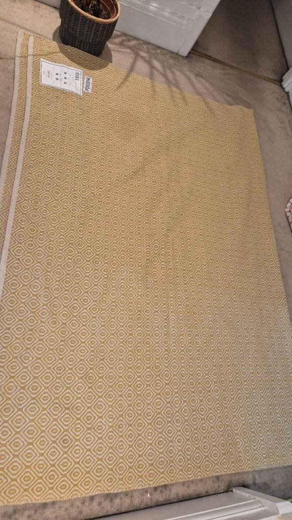 Extra Large Cotton Blend Rug