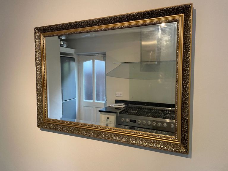 Ornate Gold Framed Mirror 86cm x 61cm