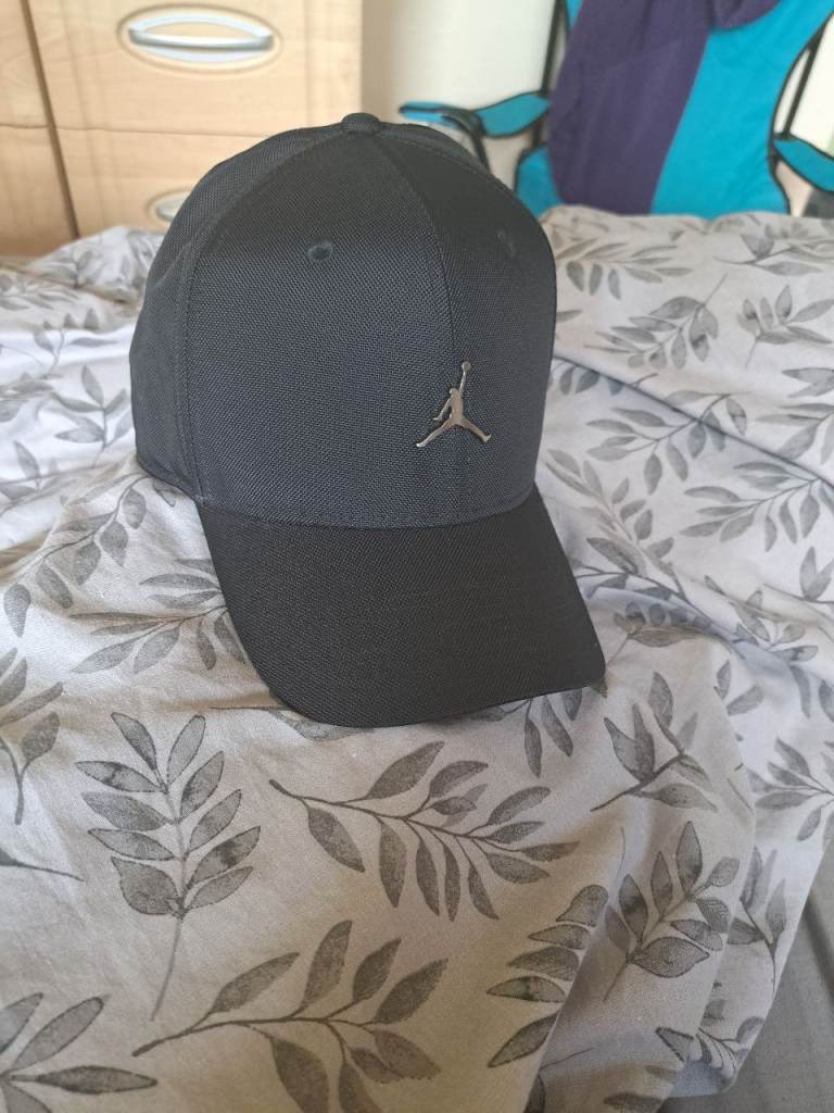 Nike Jordan Baseball Cap - Black LARGE 