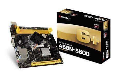 Biostar A68N-5600 Motherboard with Integrated AMD A10 CPU & 8GB RAM