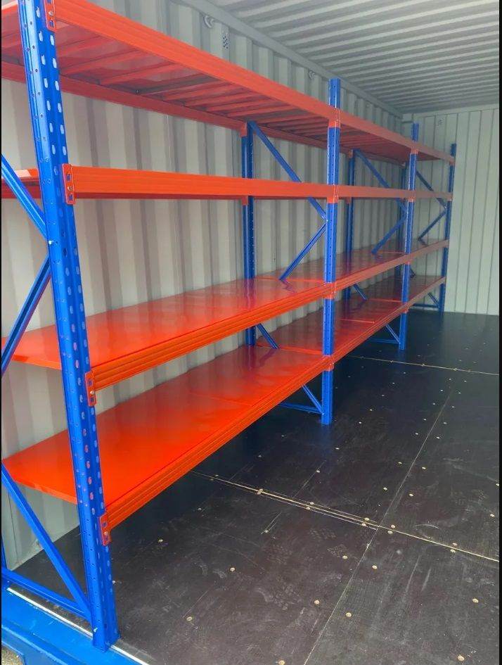 4 Tier Longspan Shelving Racking For Sheds Garages Workshops Shipping Containers
