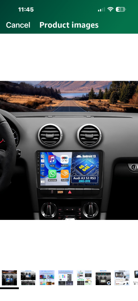 9in car stereo for Audi