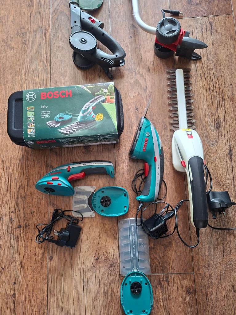 BOSCH CORDLESS GARDEN GRASS SHEARS AND TRIMMERS 