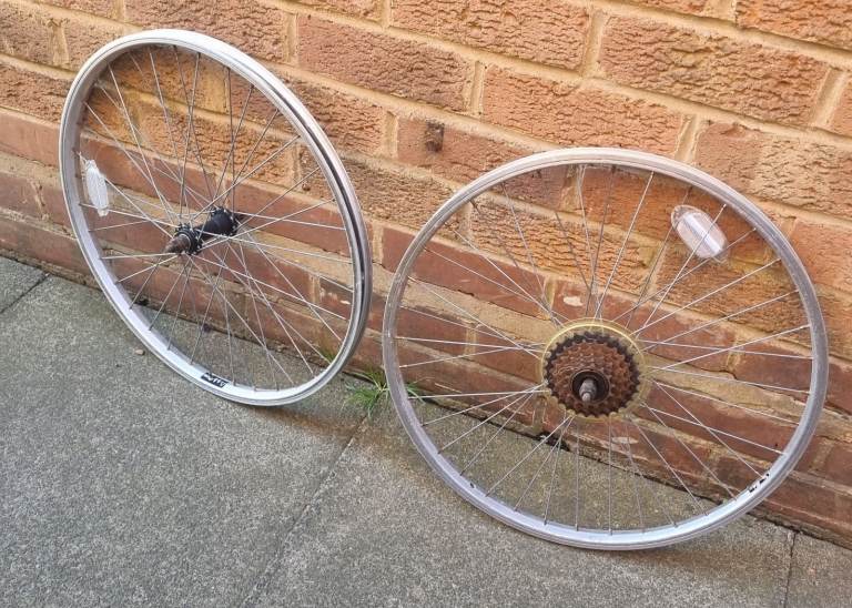 Bike Bicycle Wheelset 24inch 6 speed Bolt on