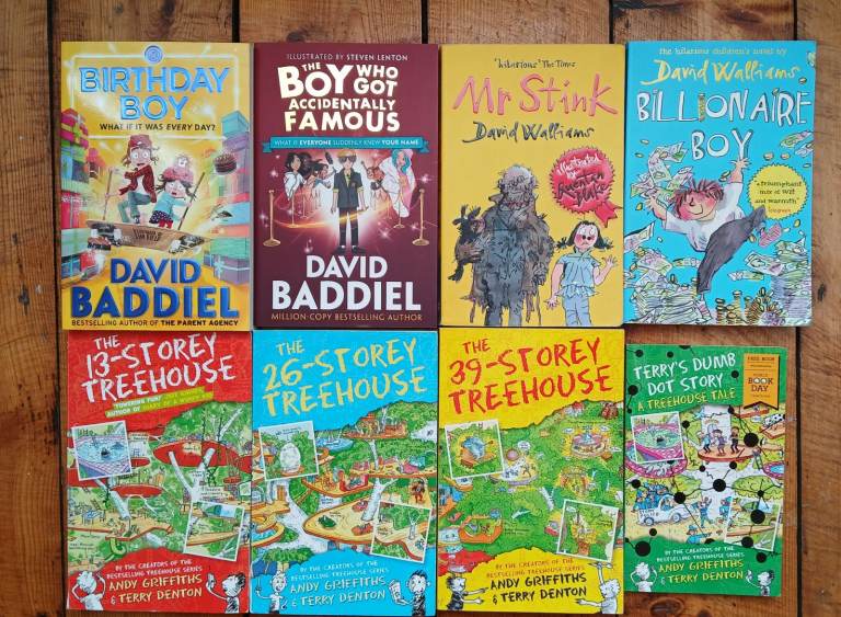 Bundle of 8 children's books - Walliams/Baddiel/Treehouse