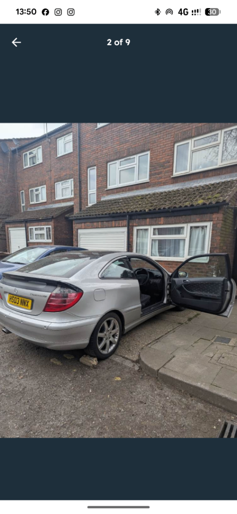 Mercedes-Benz, C CLASS, Coupe, 2003, Other, 1796 (cc), 3 doors