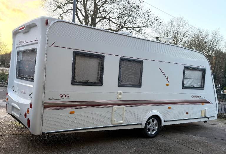 2003 ELDDIS ODYSSEY 505 5 BERTH, COULD MAKE FIXED BED, MOTOR MOVER & FULL AWNING