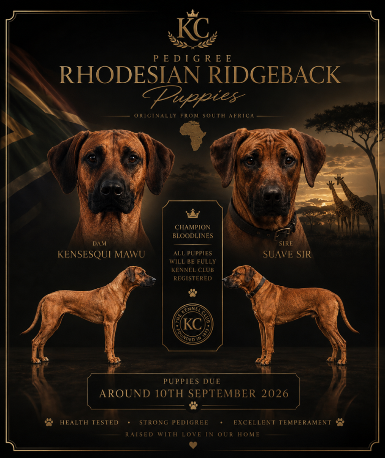 KC Registered Rhodesian Ridgeback puppies 