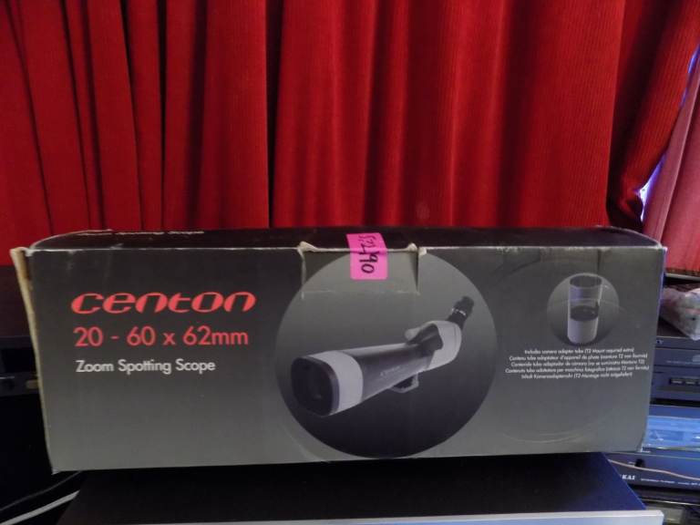 Centon 20-60x62mm Zoom Spotting Scope with Case - Excellent Condition