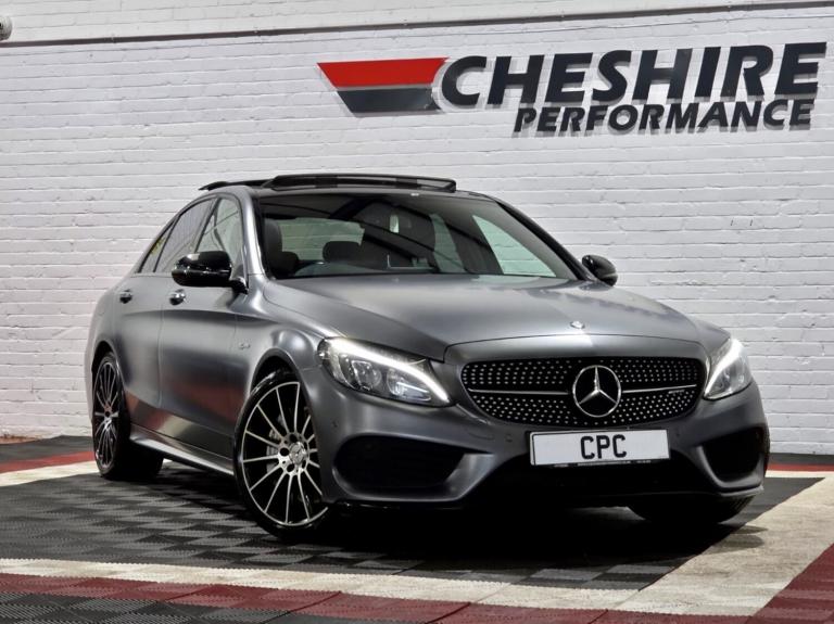 2016 66 MERCEDES-BENZ C CLASS 3.0 C43 V6 AMG FSH PANROOF AMG EXHAUST MAGNO GREY