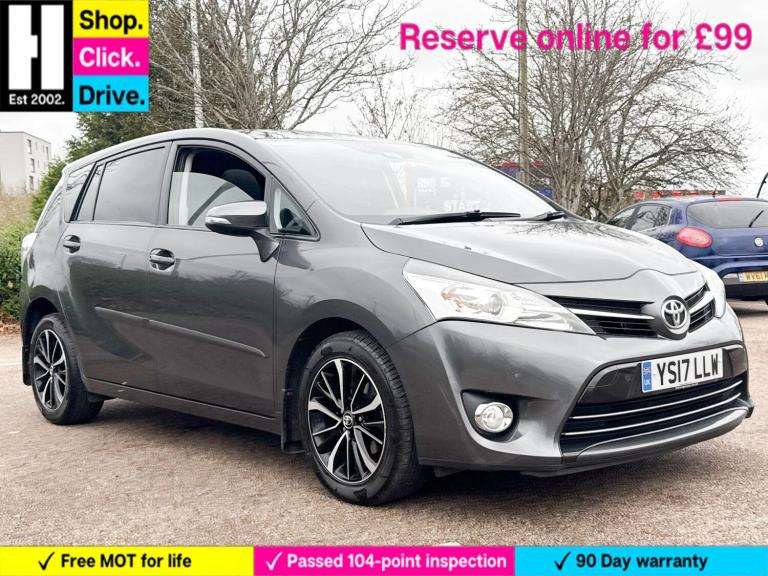 image for 2017 Toyota Verso 1.8 V-Matic Design MPV 5dr Petrol Multidrive S Euro 6 (7 Seat) (147 ps) MPV Pet...